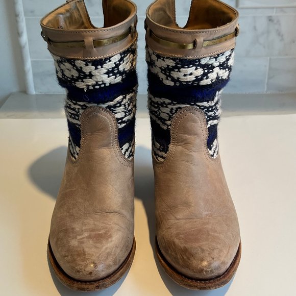 Cobra Society Otto Leather Boots, 39/8.5 - Picture 2 of 4